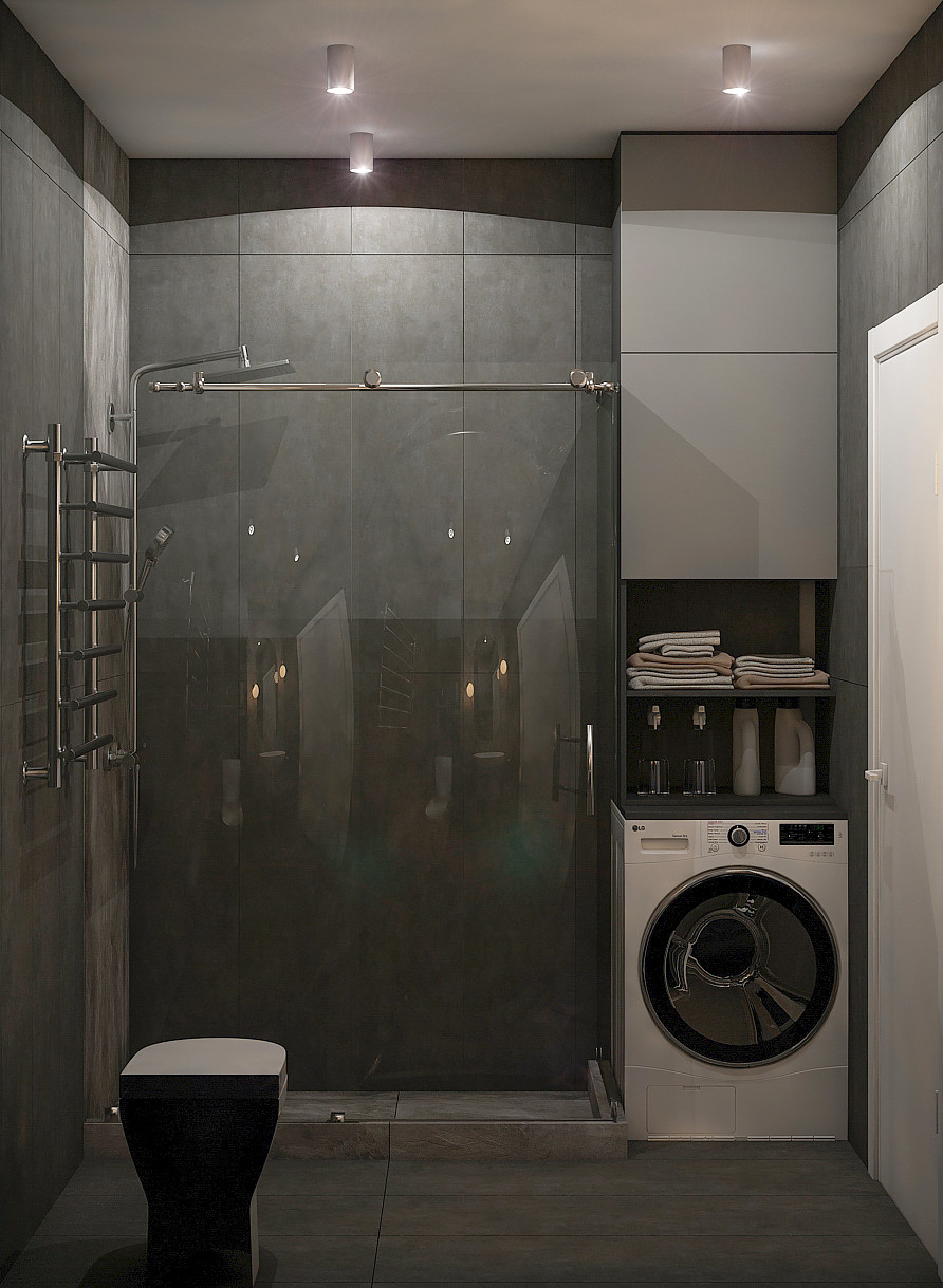 6. Green circle. Санузел