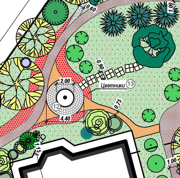 Ландшафтный проект в п.Долинка