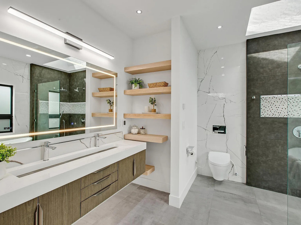 2 masters bathrooms remodel