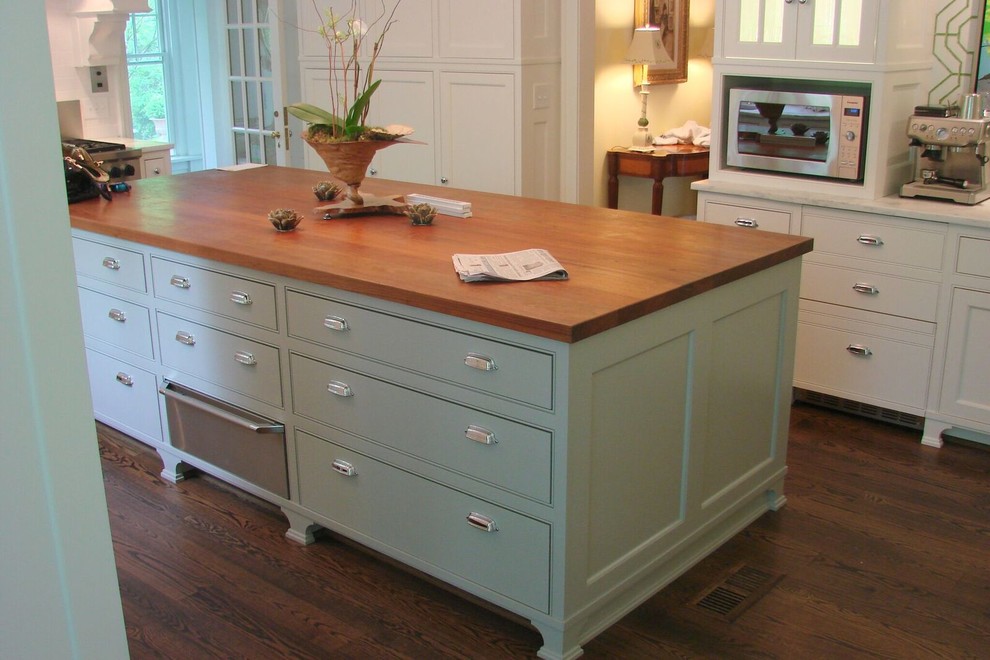 Kitchen - transitional kitchen idea in Orange County