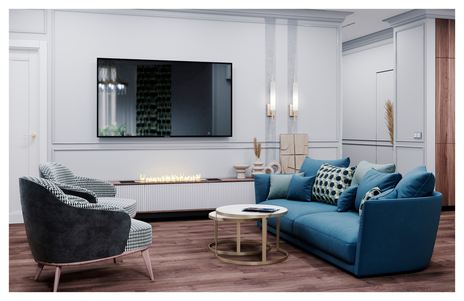 Квартира молодой девушки в Scandis