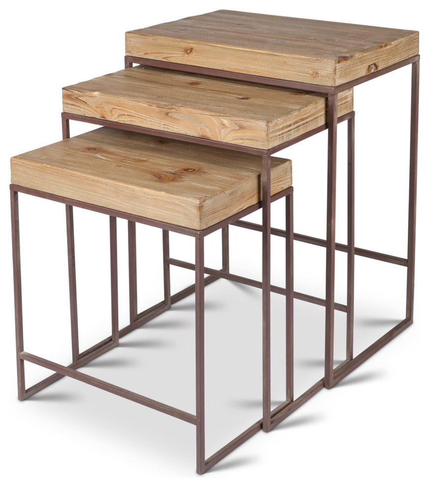 metal nesting tables set of 3