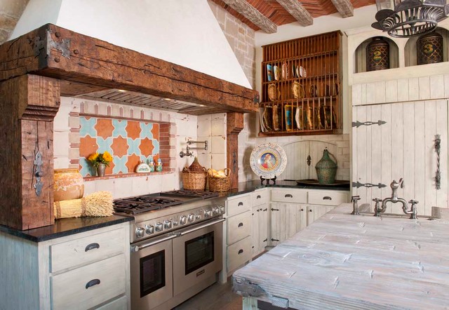 New Construction mediterranean-kitchen