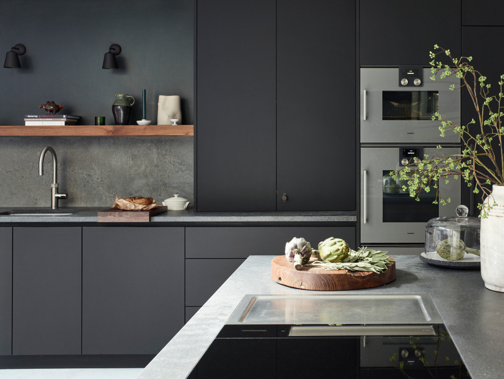 Photo of a modern kitchen in Cambridgeshire.