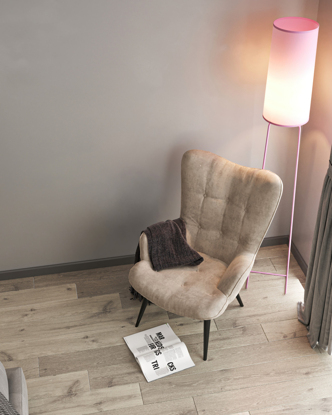 Хюгге и немного розового...