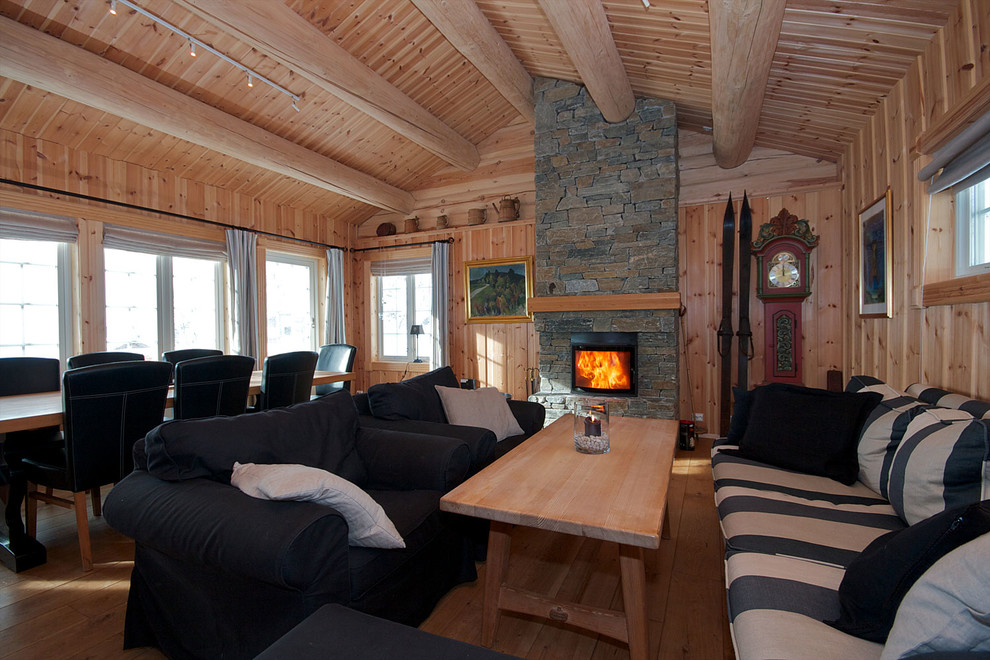 Интерьер каркасного дома