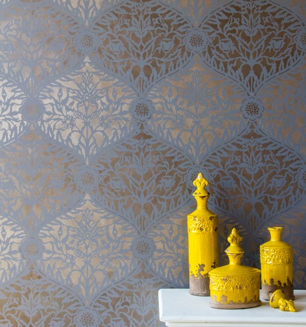 Mughal Trellis Moroccan Wall Stencil By Royal Design Studio