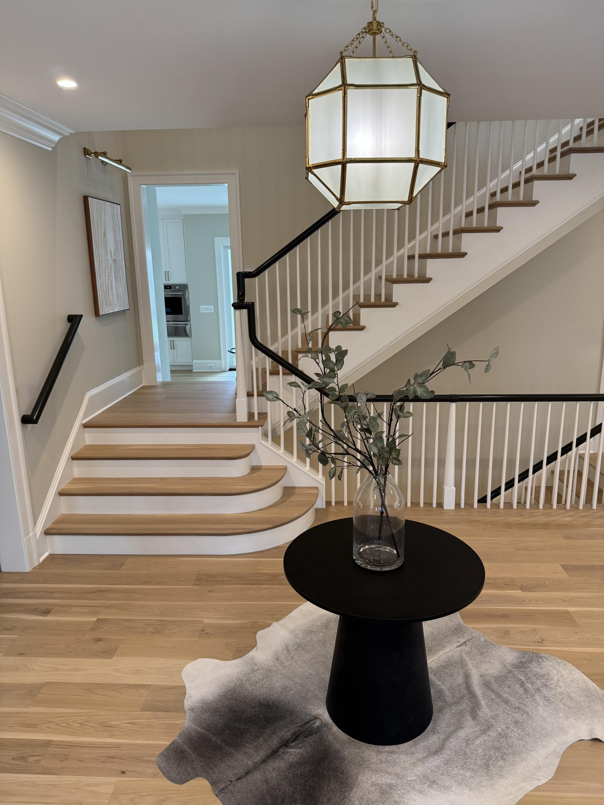 138_Elegant Double Bullnose Entry Stair, Bethesda, MD 20814