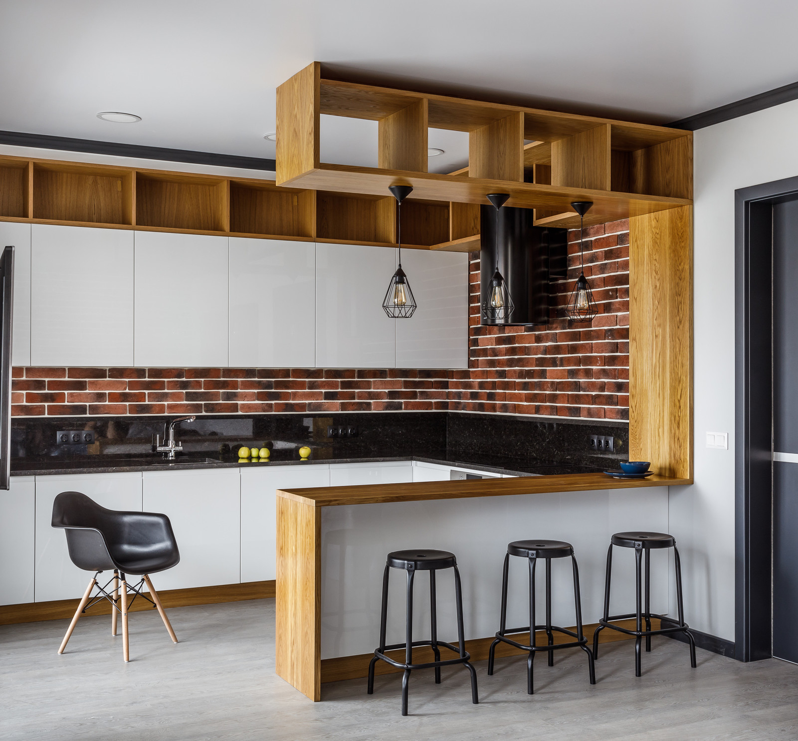 Кухонный гарнитур в стиле лофт