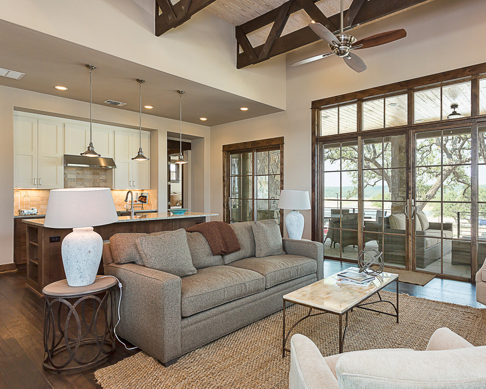 Hill Country Cottages On Lake Travis Family Room Austin By