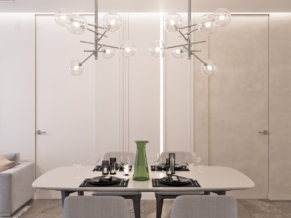 Сдержанный интерьер жилой квартиры