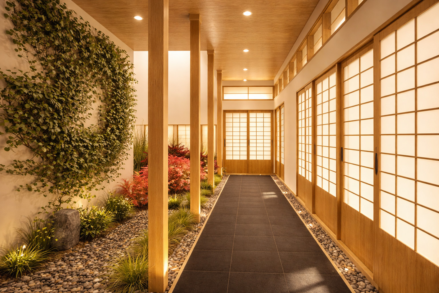 Zen Meditation Corridor