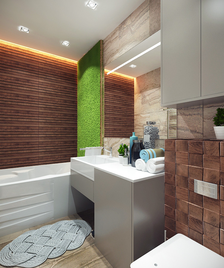 Современный интерьер квартиры для молодой девушки