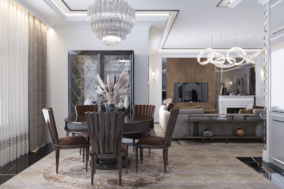 Дизайн интерьера  "Гостинная в ЖК "Жизнь на Плющихе"