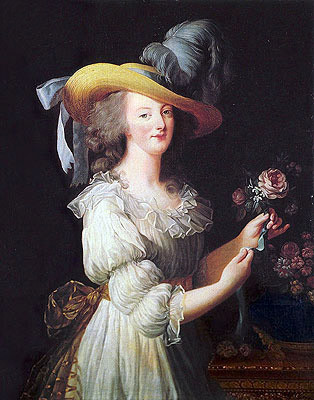 Marie-Antoinette en Chemise | Vigee Le Brun | Painting Reproduction | TOPofART