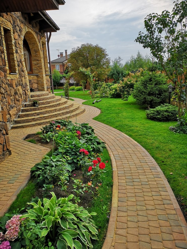 Укладка брусчатки пос. Новоглагольево