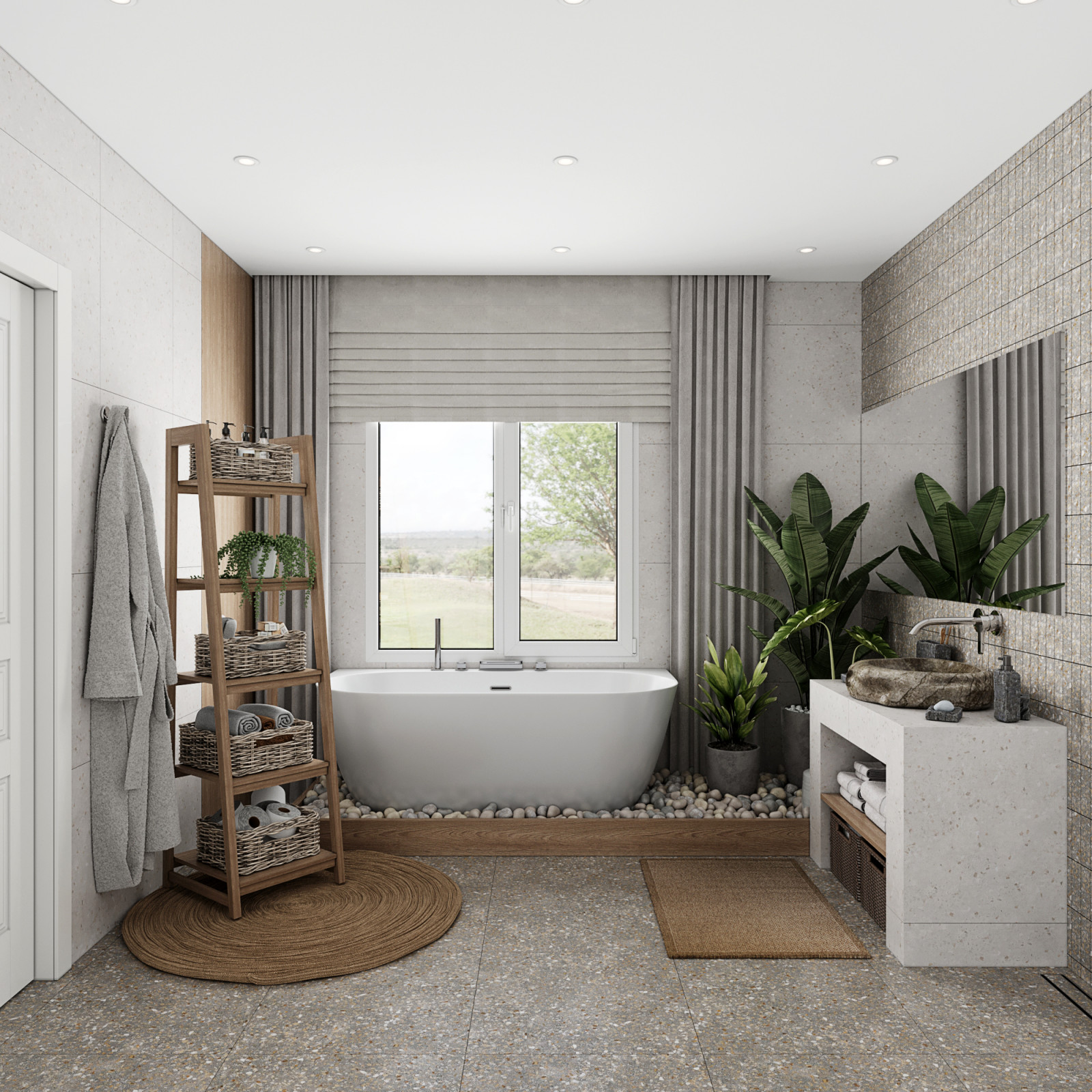 Загородный дом в духе о. Бали