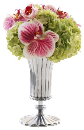 Phalaenopsis Orchid And Snowball Vase