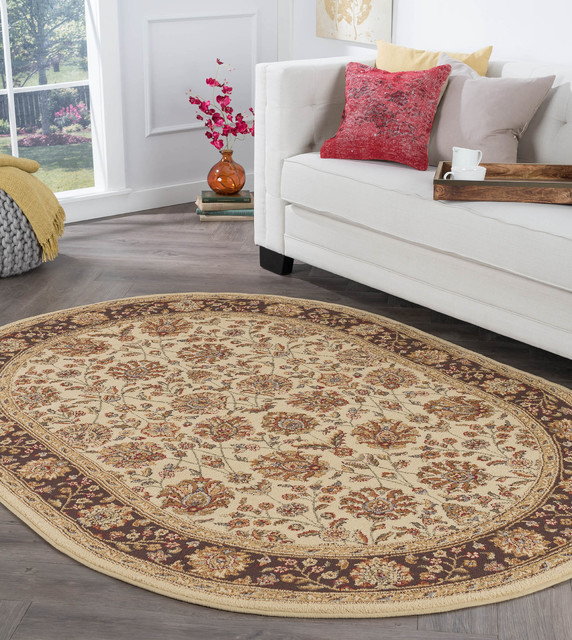 Marietta Transitional Fl Area Rug Traditional Rugs