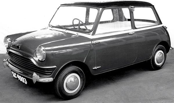1958 Austin Mini Prototype, Promotional Photo Poster, 24"x36"