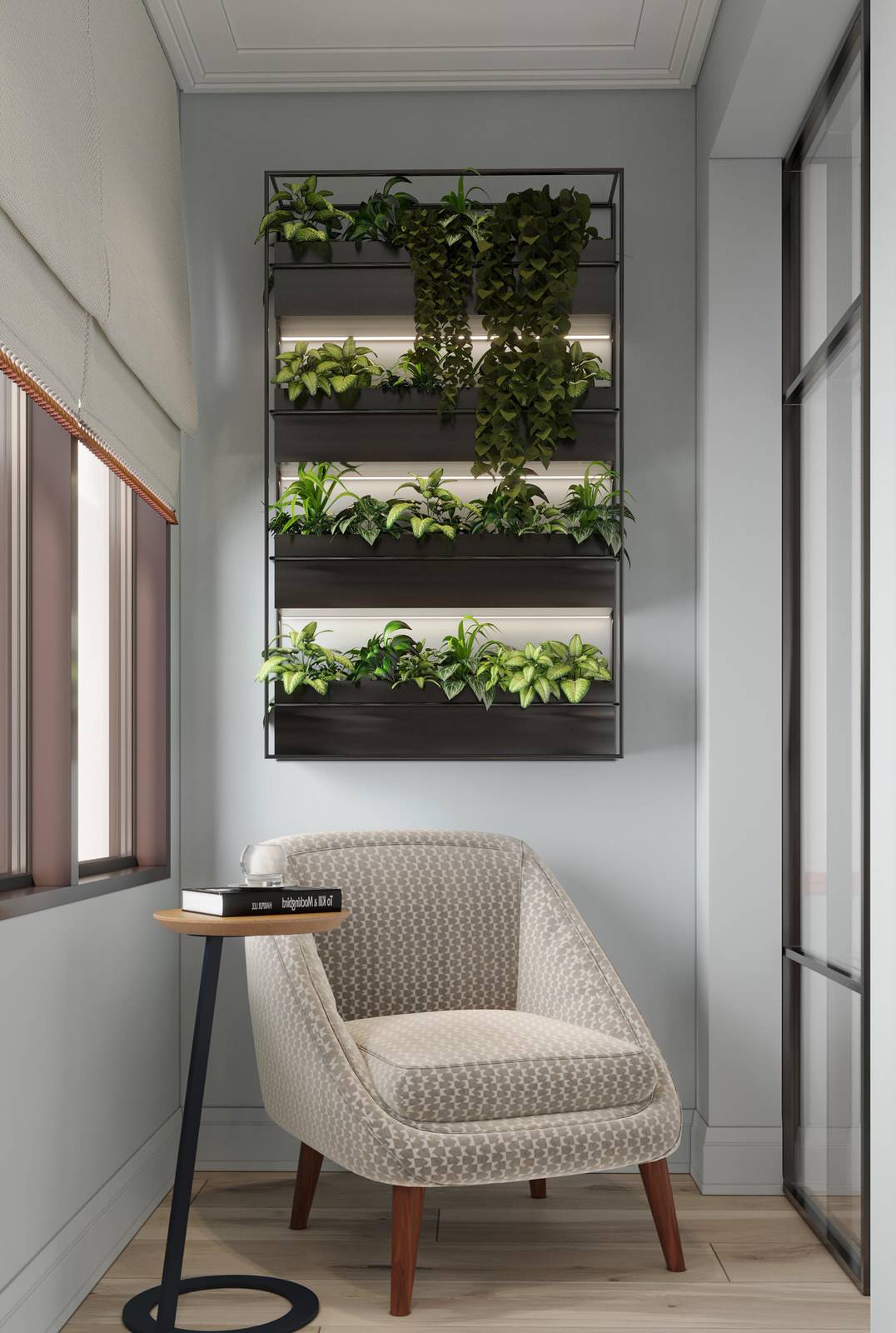 Дизайн интерьера квартиры в скандинавском стиле в ЖК "Московские ворота II"