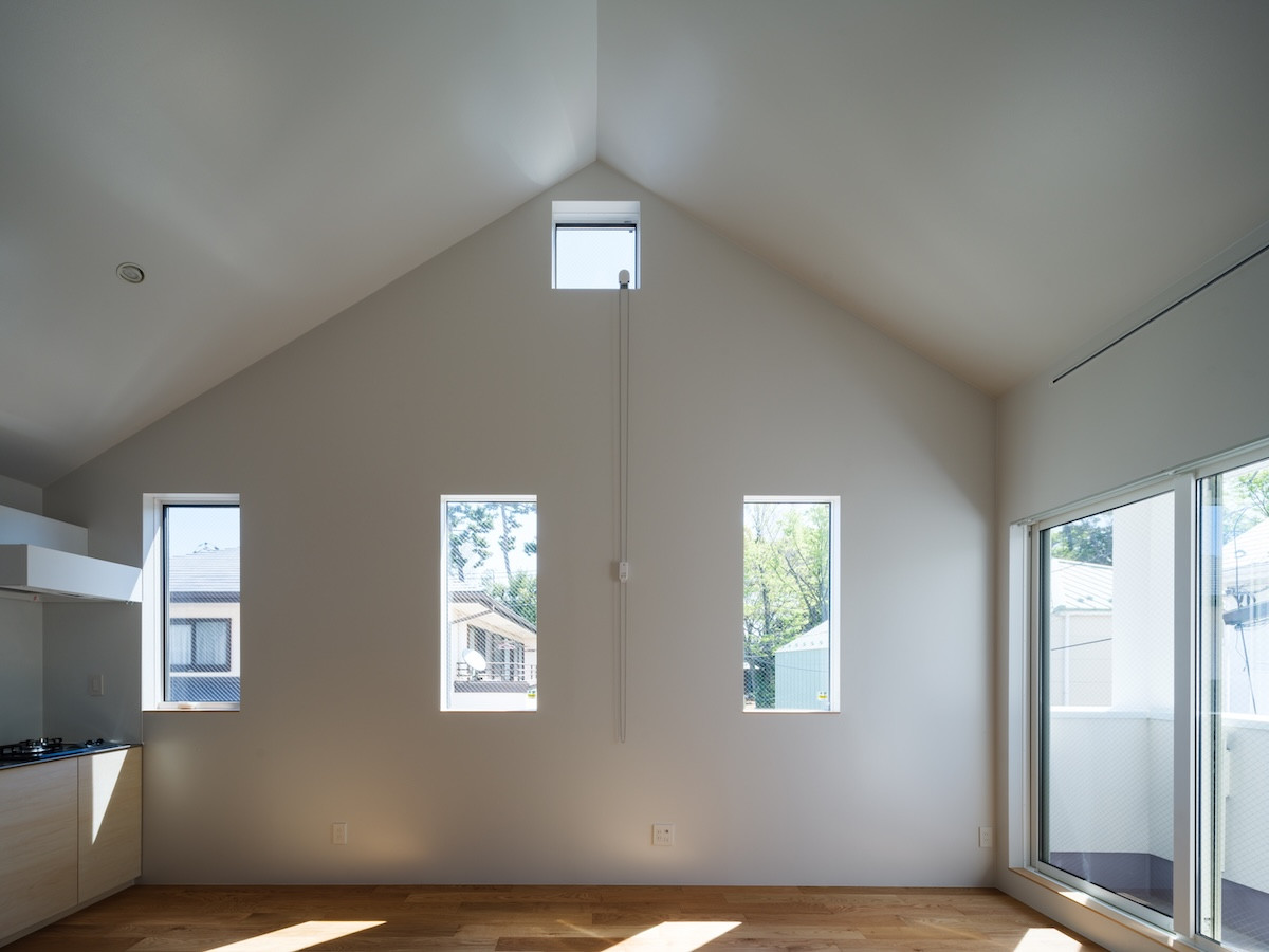 Danish living room photo in Tokyo