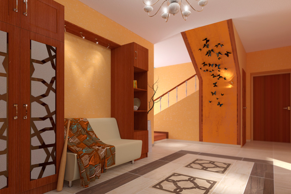 Дизайн-проект прихожей в коттедже