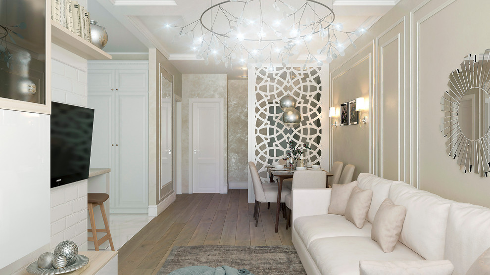 Светлая гостиная