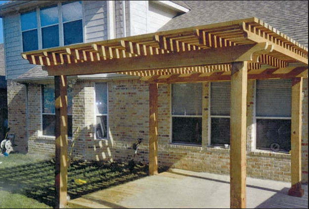 Houston Pergola Project Craftsman Patio Houston By