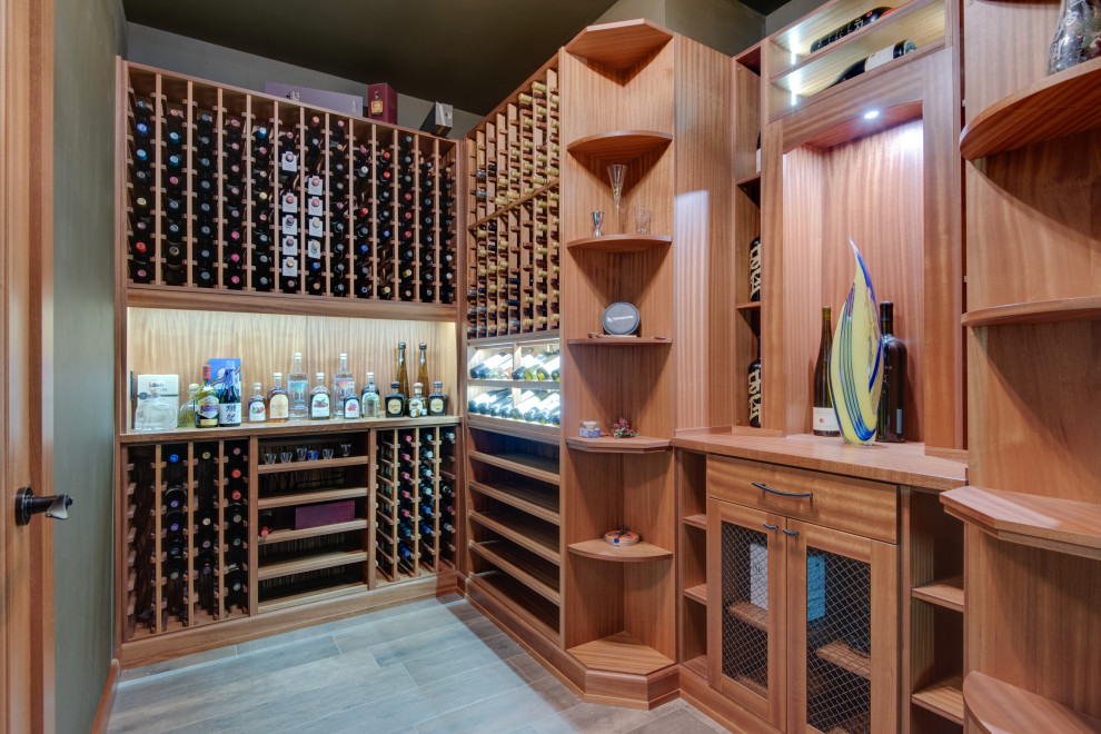 1200 bottle Mahogany wine cellar