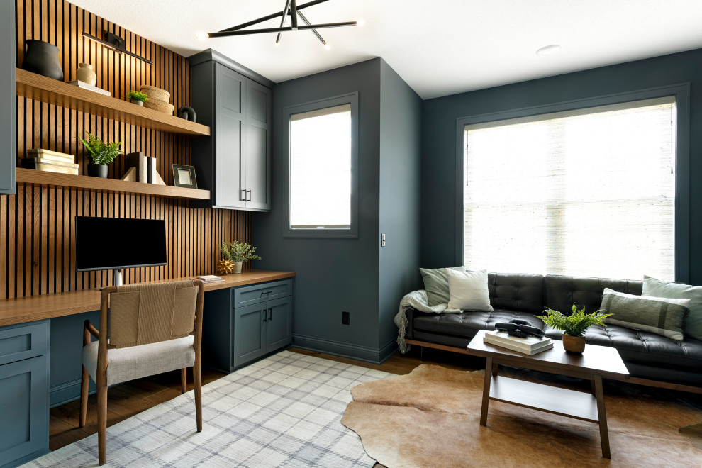 French country home office photo in Minneapolis