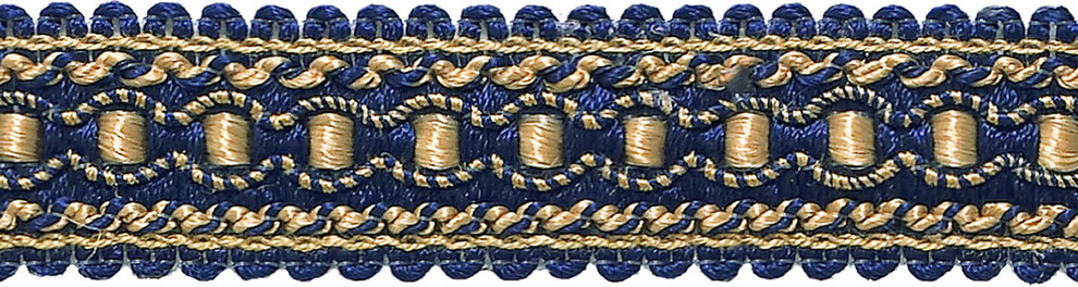 Passamaneria Gimp Treccia Imperial II – Colore Holiday Splendor (3752), 2,5 Cm, Venduta Al Metro, In Rayon, Per Tappezzeria, Cuscini, Paralumi