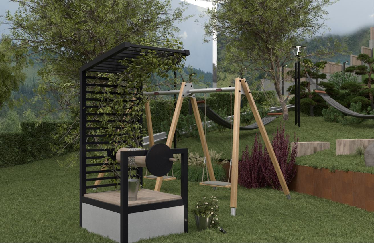 Ландшафтное благоустройство Базайская.