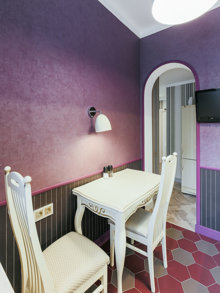 Дизайн-проект трёхкомнатной квартиры с яркой кухней