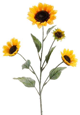 Silk Plants Direct Sunflower, Pack of 12