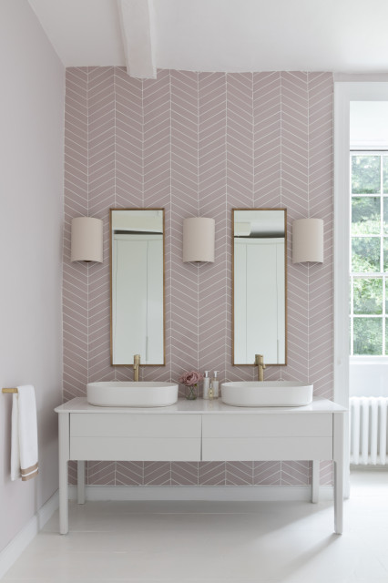 Manor House, Norfolk traditional-bathroom