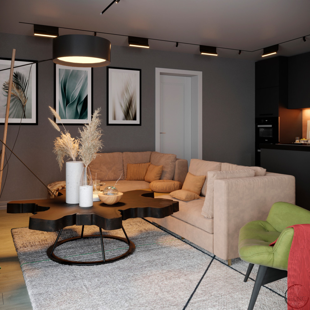 Визуализация гостиной