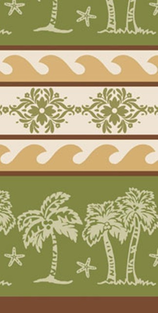 Tropical Island Palm Tree Kitchen Jacquard Tea Towel Cotton Palm Tree Kitchen Jacquard Tea Towel