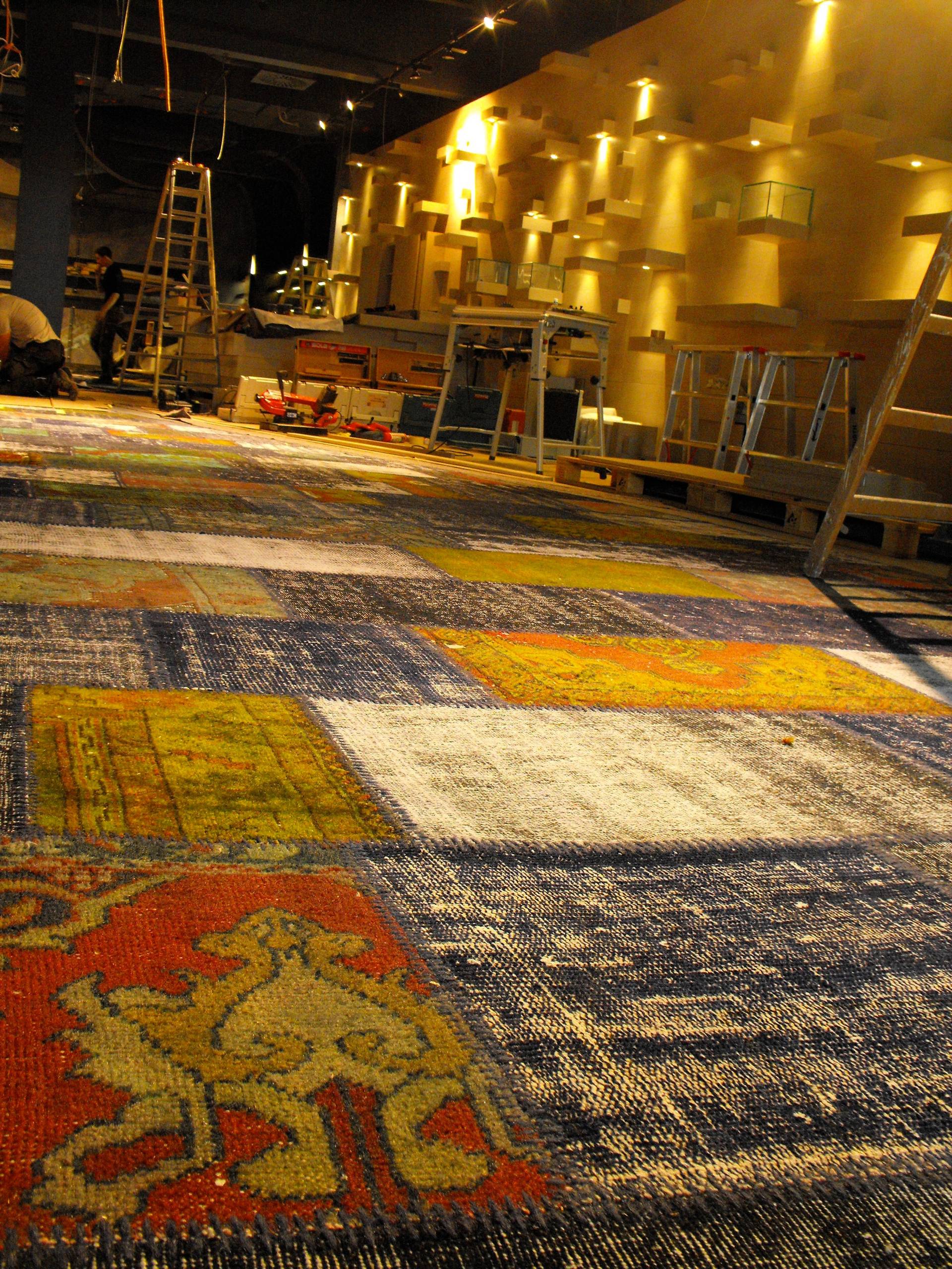Orientalischen teppich patchwork