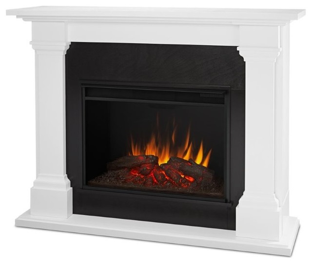 Callaway Grand Electric Fireplace In White