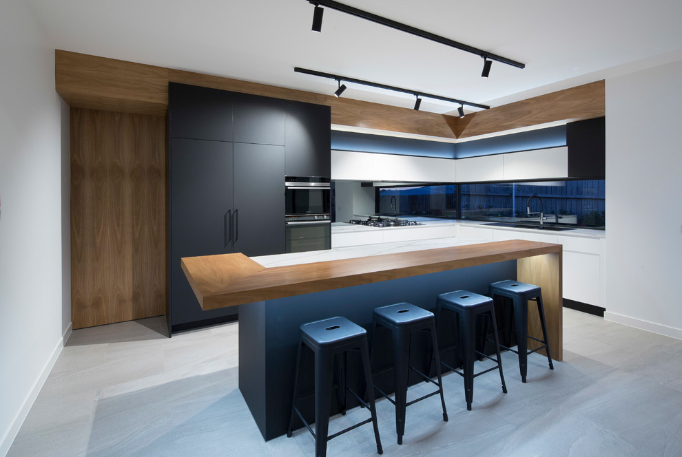 Photo of a contemporary kitchen in Canberra - Queanbeyan.