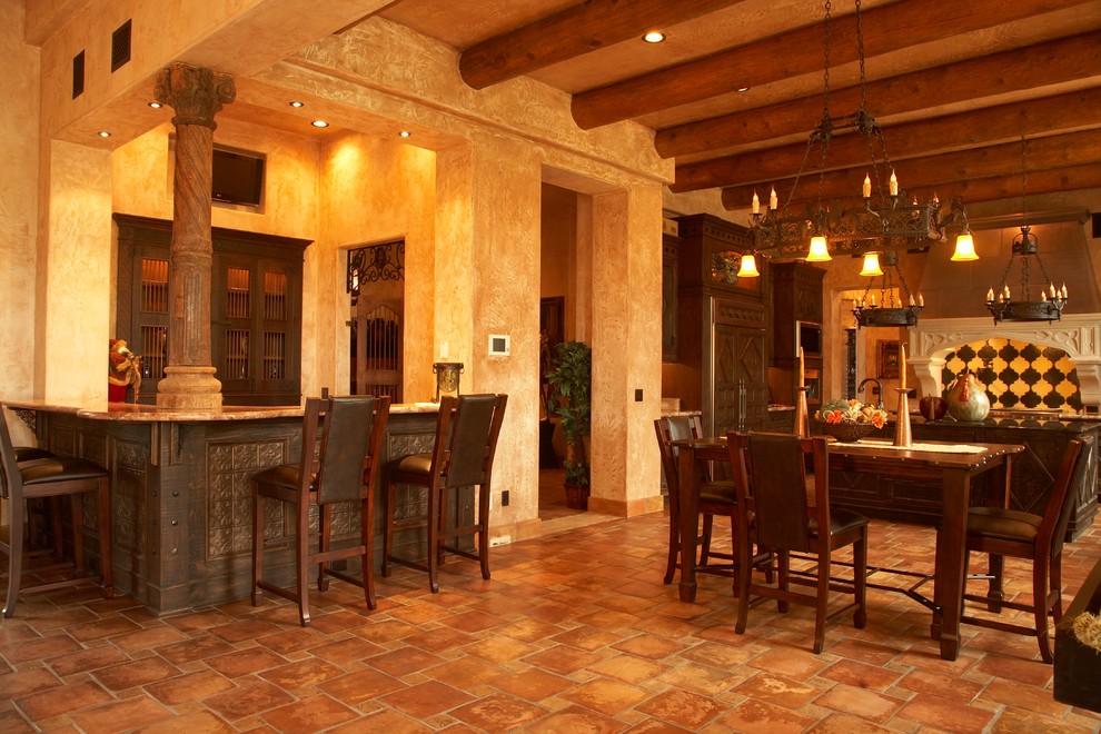 Spanish Colonial Mediterranean Home Bar Orlando by Nasrallah