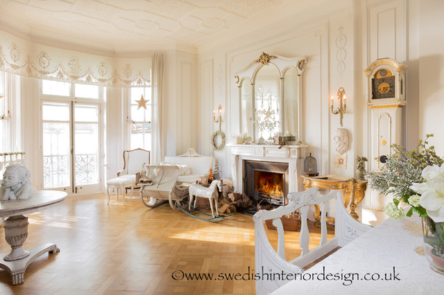 Swedish Interior Design Traditional Living Room Sussex