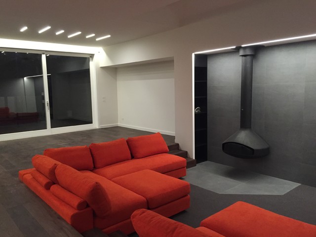 Middle Park New Home modern-vardagsrum