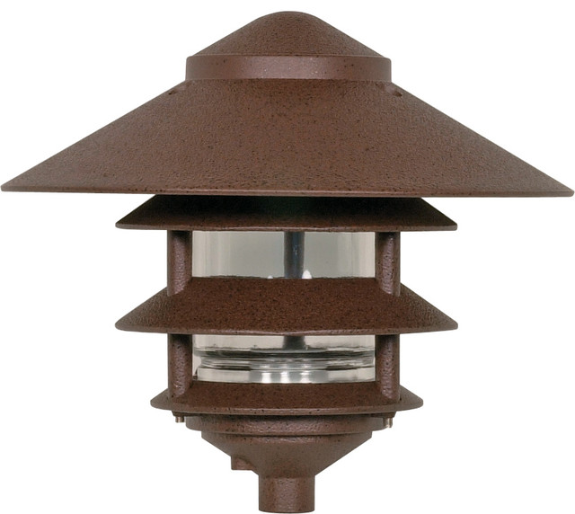 Nuvo 1Light Incandescent Outdoor Light Fixture, Old Bronze