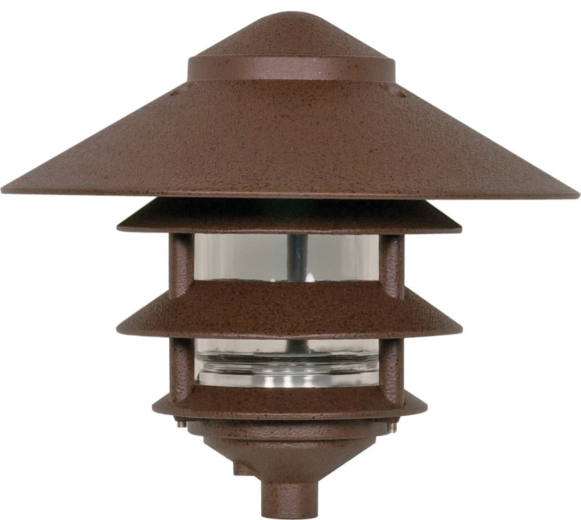 Nuvo 1Light Incandescent Outdoor Light Fixture, Old Bronze