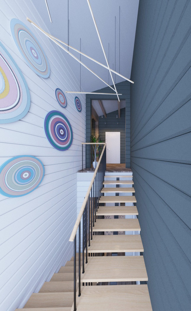 Интерьеры дома из бруса