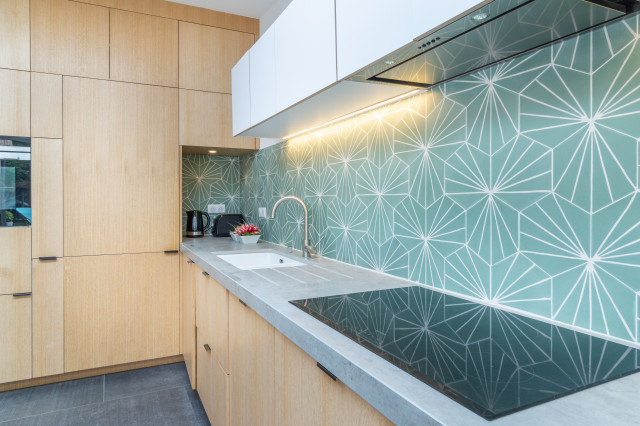 Restructuration d&rsquo;une cuisine - 24 m&sup2; skandinavisk-koekken
