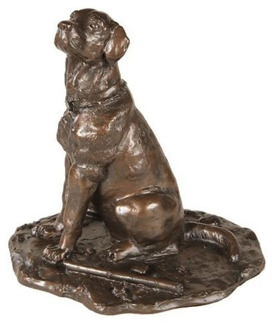 bronze labrador figurines