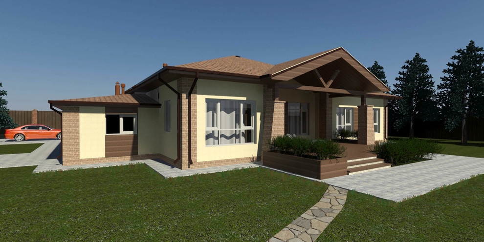 жилой дом юго - западный фасад